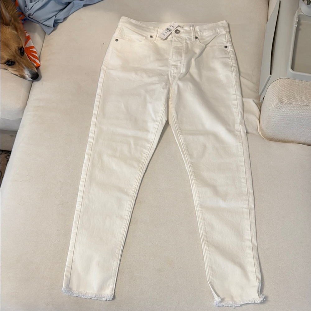 LOFT White Denim Pants